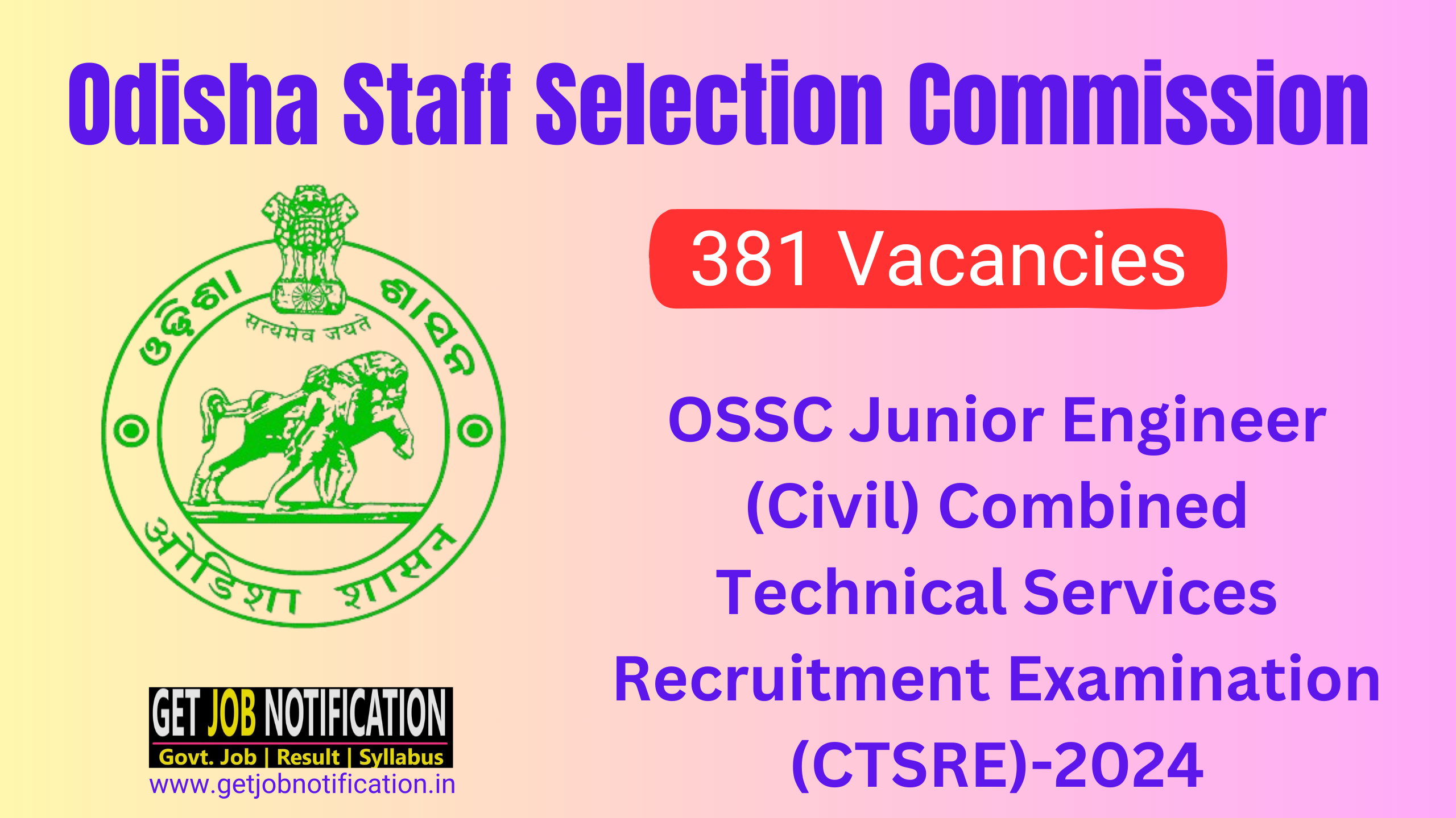 OSSC Junior Engineer Civil